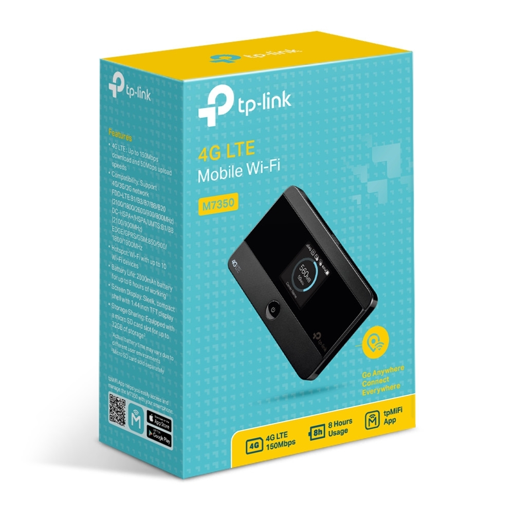 Modem/Routeur Mobile 4G 150 Mbps – TP-LINK – M7350 – Hartech IT
